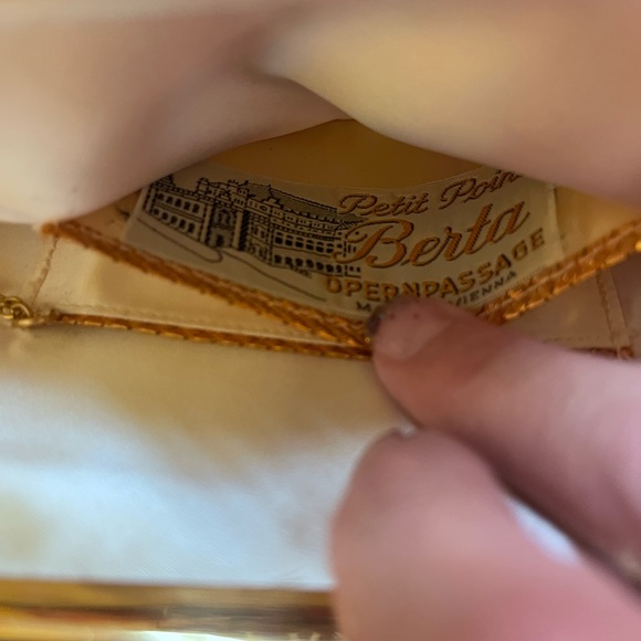 Vintage Austrian Petit Point Berta Evening Bag EUC - Picture 6 of 7